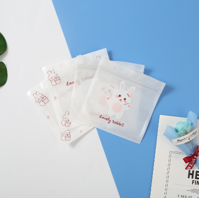 新款卡通袋子飾品包裝袋 小配件包裝袋透明三邊封復合袋定制